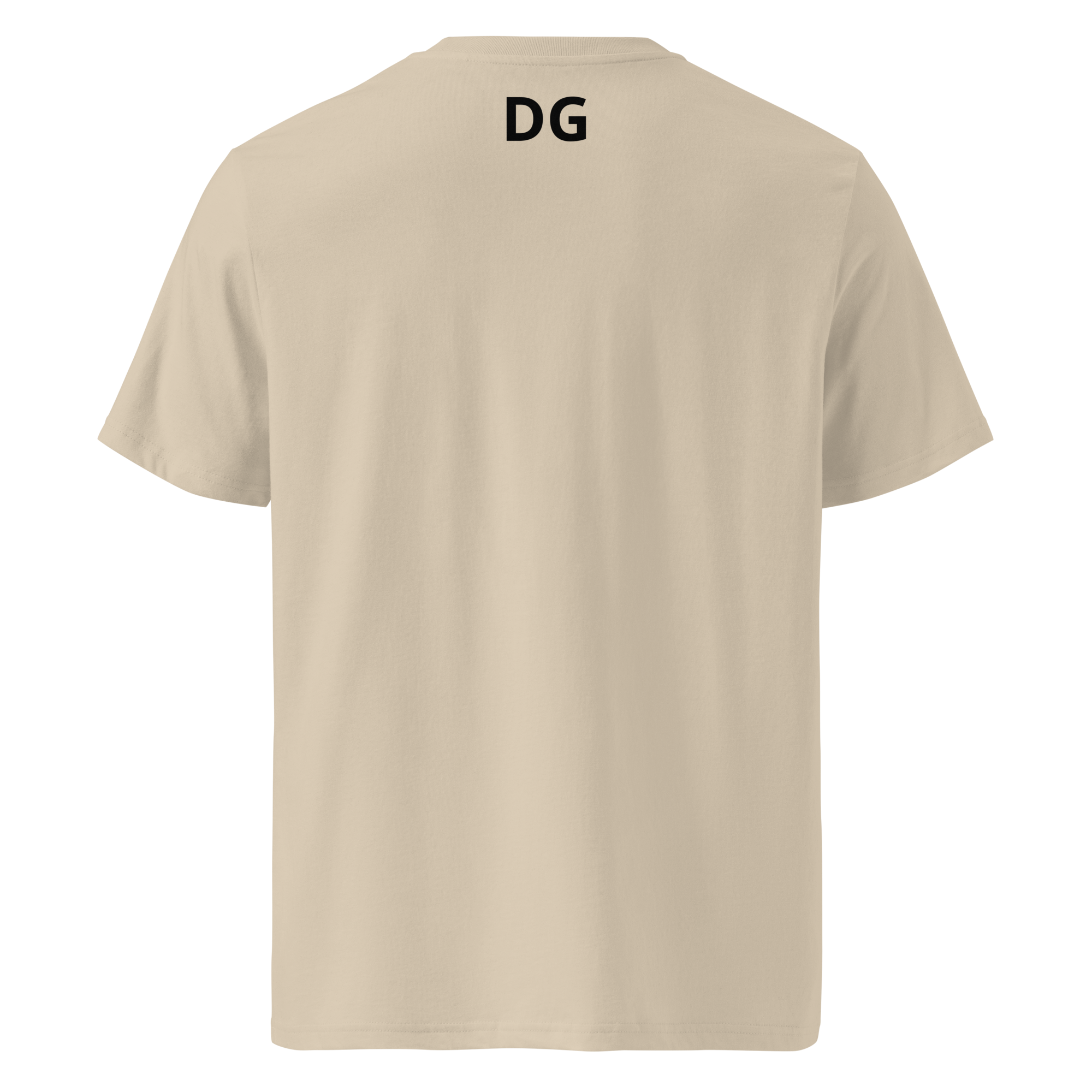 DG Minimal Organic Tee — Beige Luxury