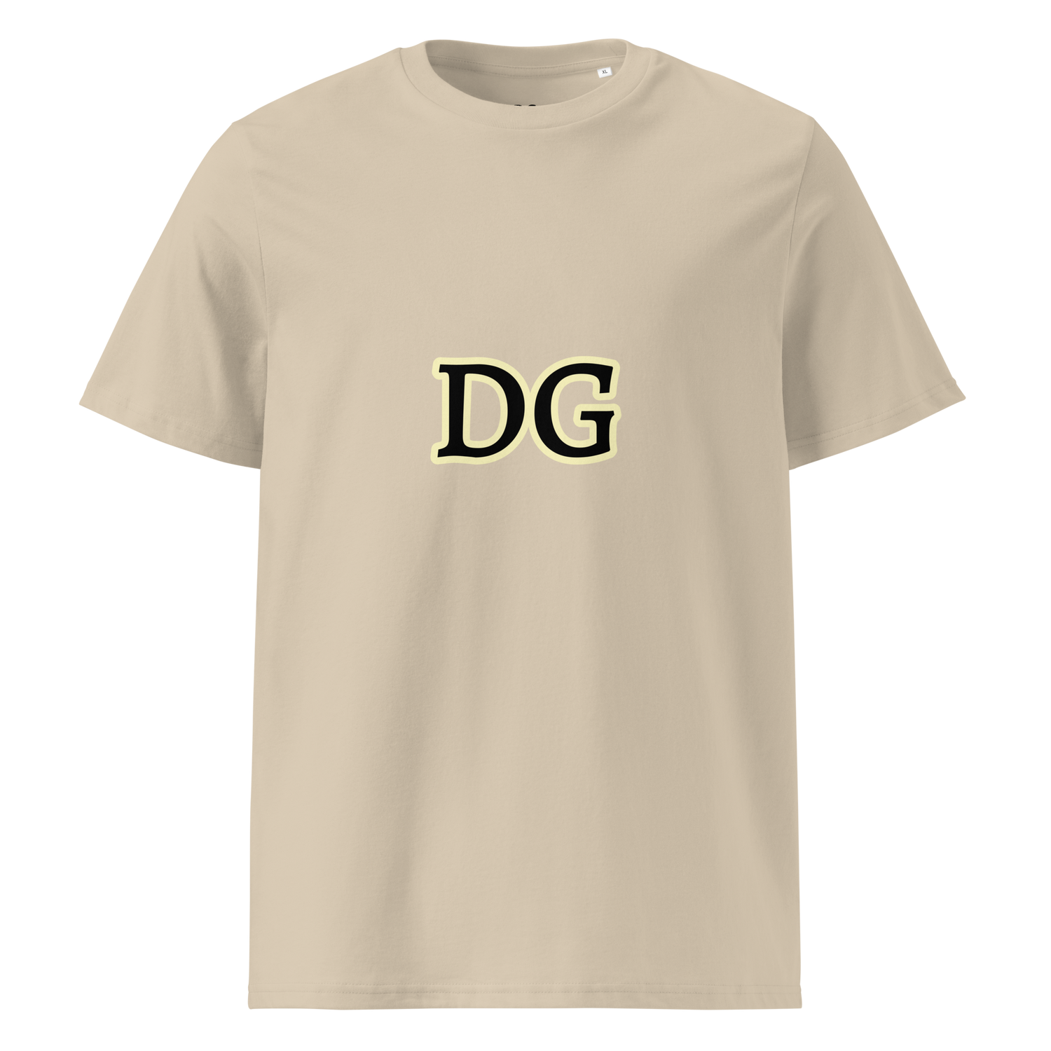 DG Minimal Organic Tee — Beige Luxury