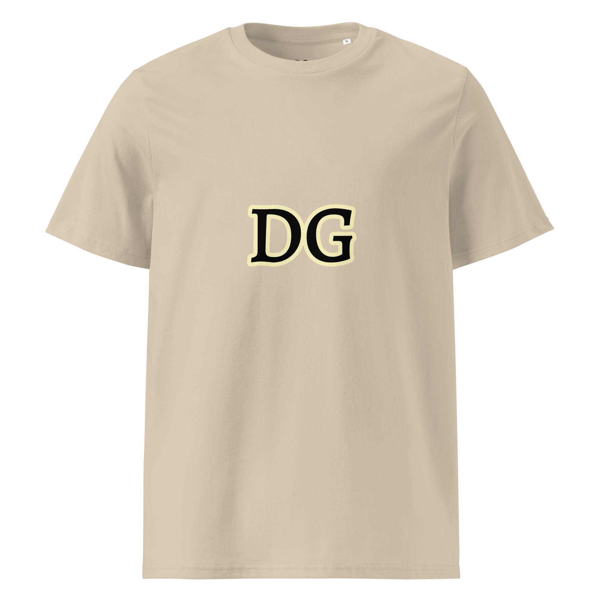 DG Minimal Organic Tee — Beige Luxury